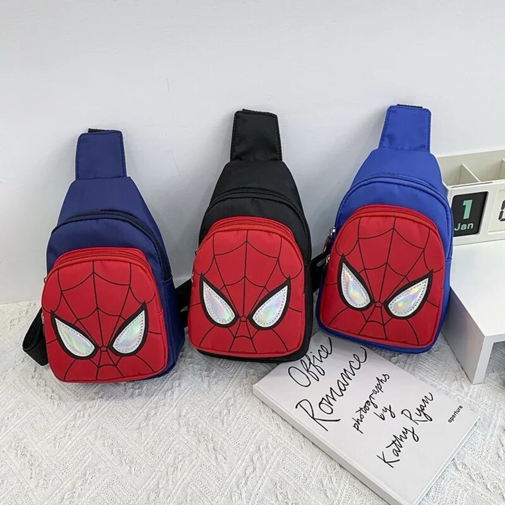 Mini black Spider-Man backpack